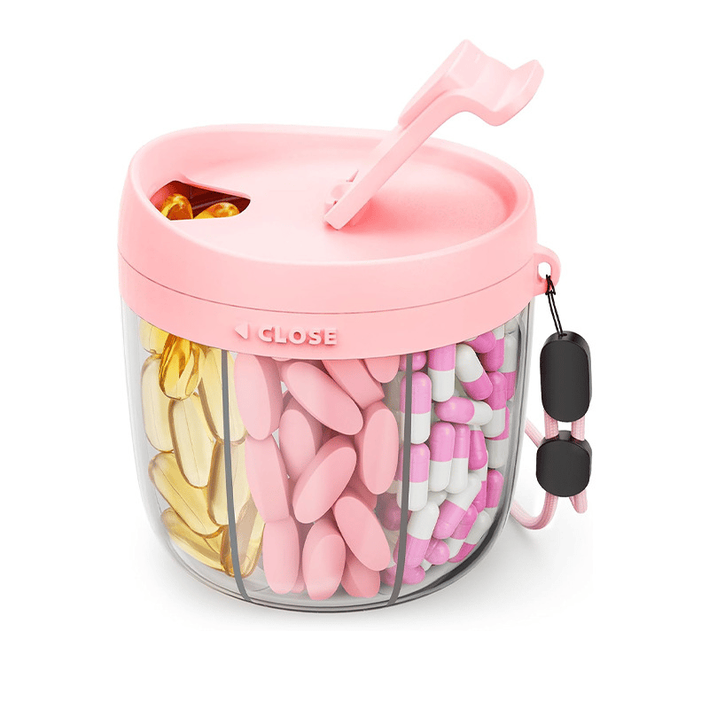 DailyMeds – 6 Compartment Pill Storage Container – image 13