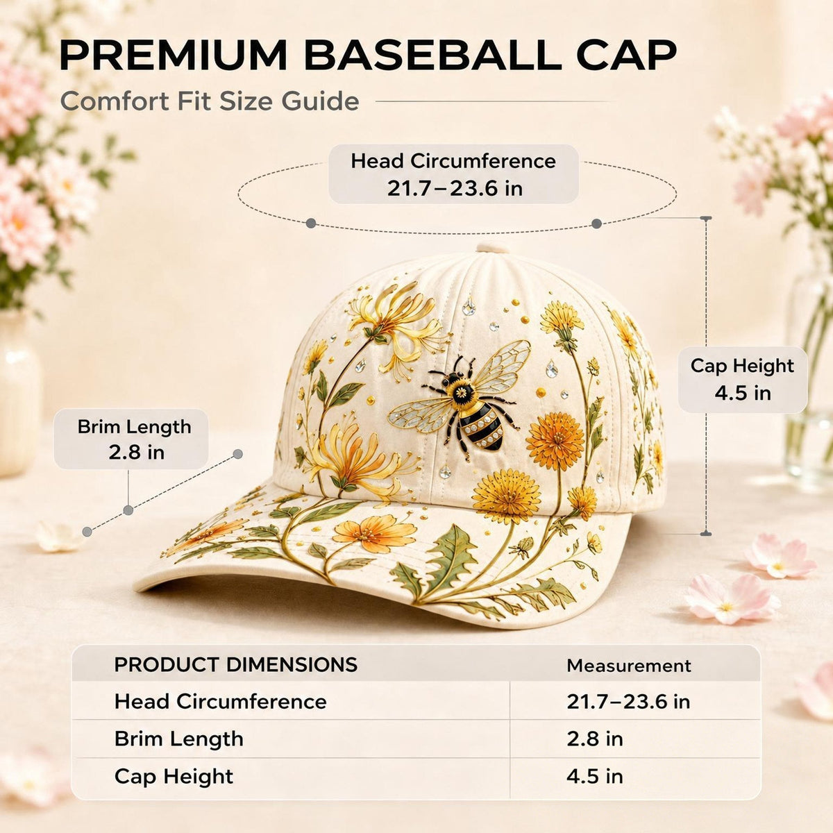 FloraBee – Aesthetic Garden Cap – image 16