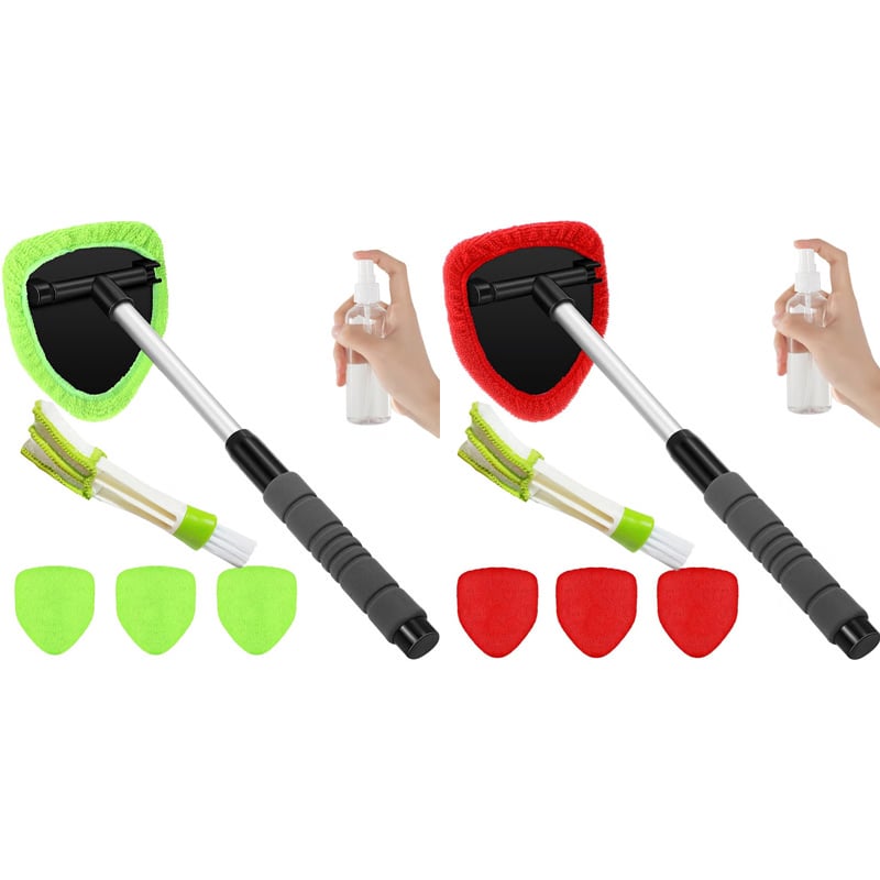 ClearReach – Genius Windshield Cleaning Tool – Green + Red