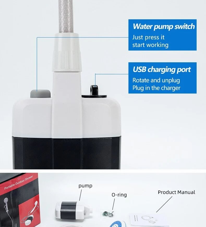 AquaTrail – Portable Camping Shower System – image 3