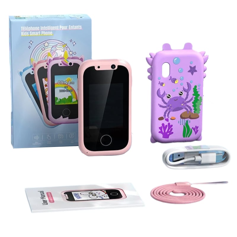 TinyTech – Interactive Kids Smartphone Toy – Crab - purple