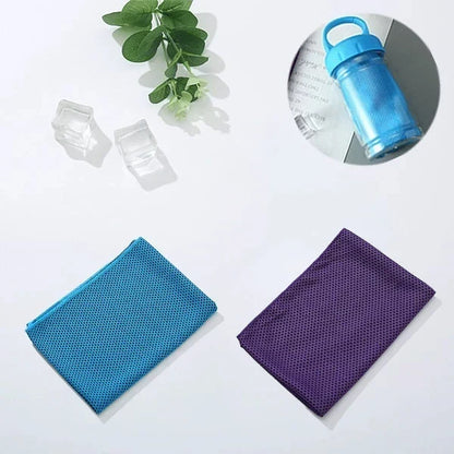 ChillWrap – Rapid Cooling Towel – Blue / Purple