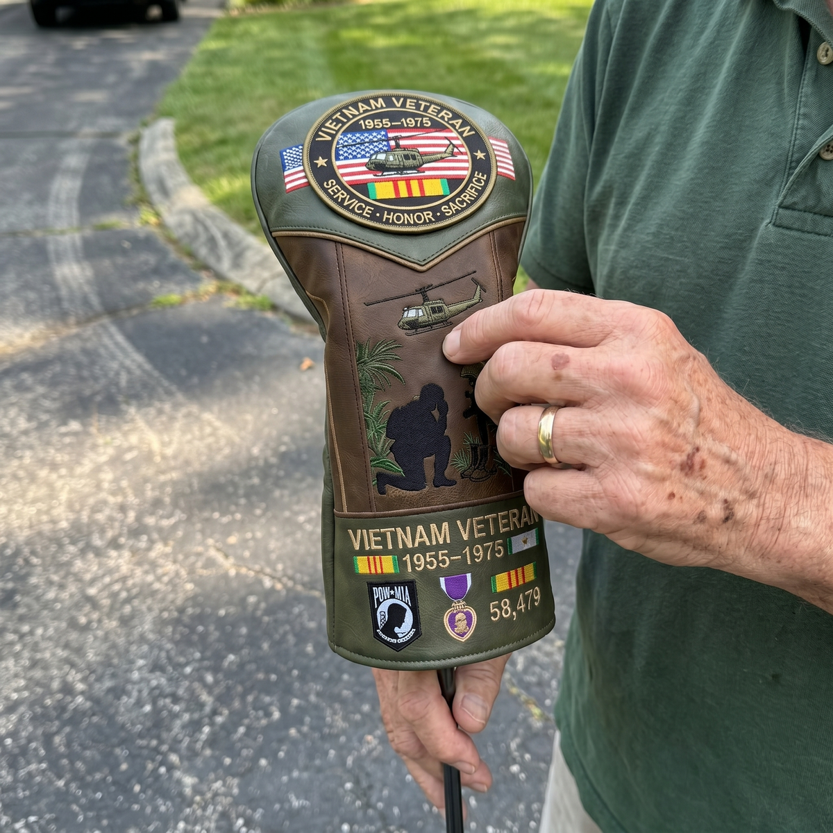 ValorCrest – Vietnam Veteran Tribute Golf Head Cover – image 8