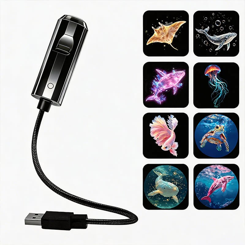 OrbitGlow – Flexible Gooseneck Star Lamp – Ocean