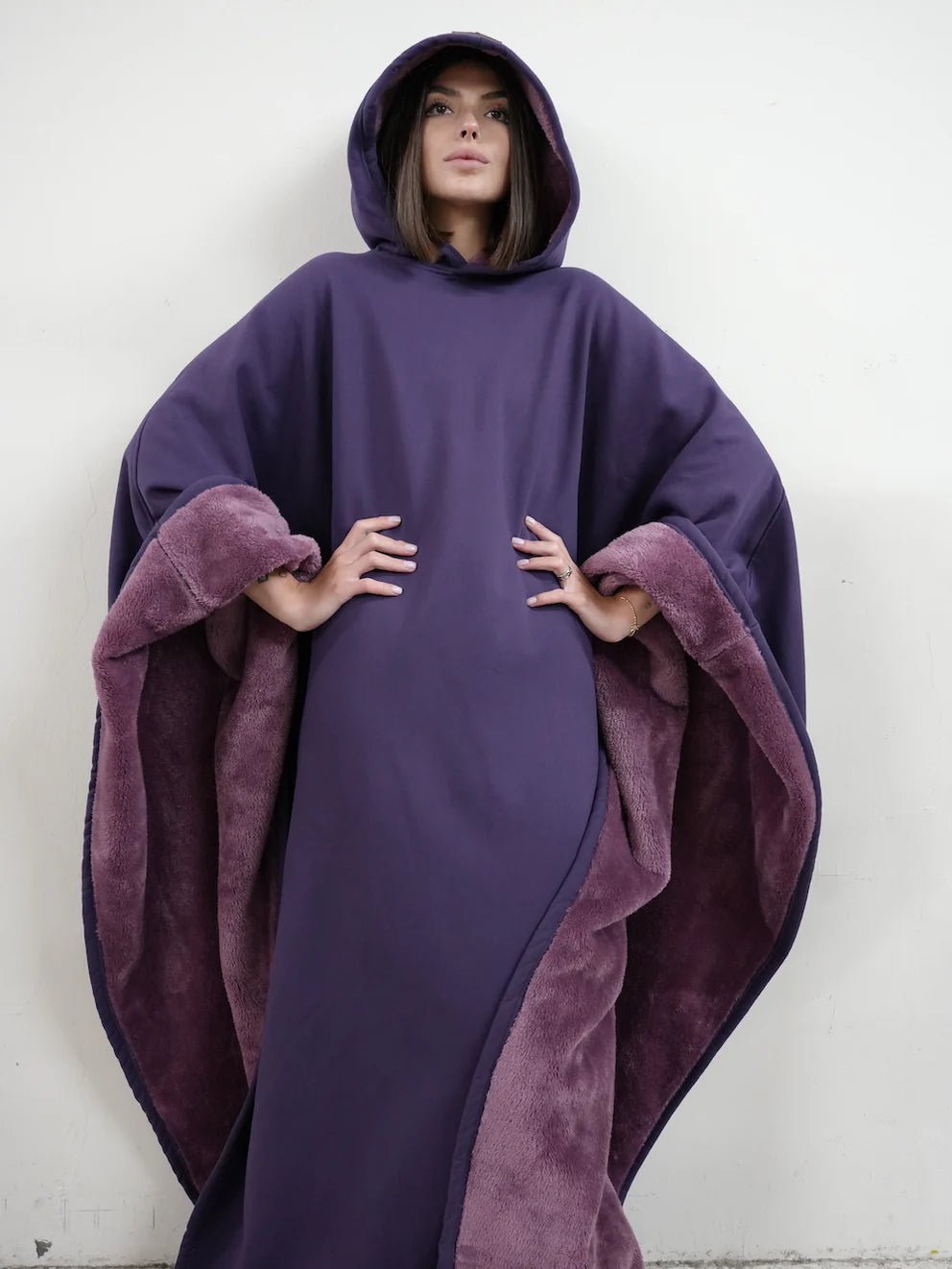 ZenHood – Calming Comfort Hoodie – Purple / One Size