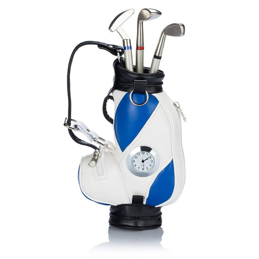 FairwayDesk – Golf Themed Office Pen Holder Set – Blue
