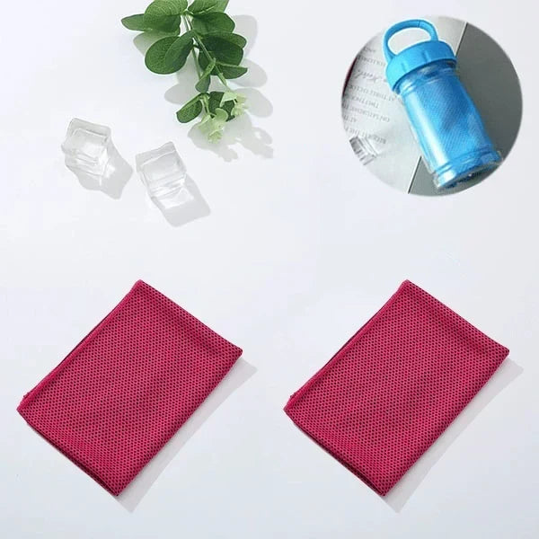 ChillWrap – Rapid Cooling Towel – Rose / Rose
