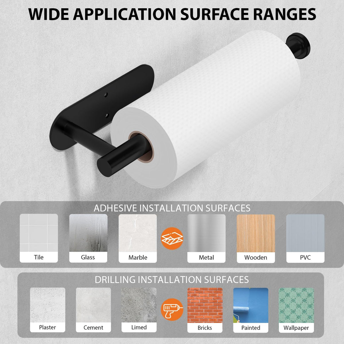 PureSteel – Elegant Wall Roll Holder – image 6