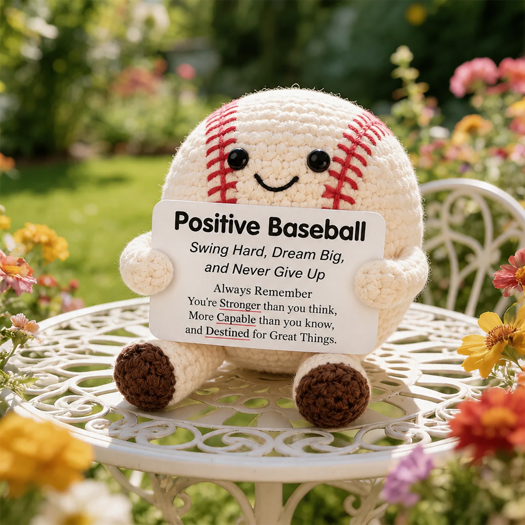 BraveBall – Motivational Softball Plush Buddy – Baseball