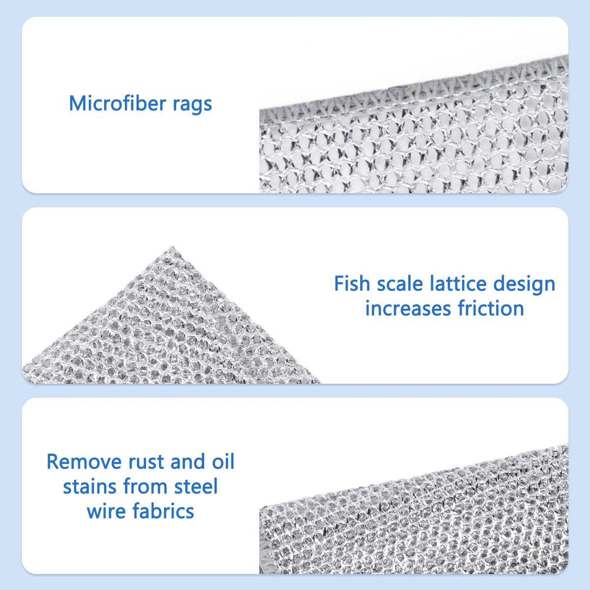 SilverScrub – Non-Scratch Mesh Cleaning Dishcloths – image 6