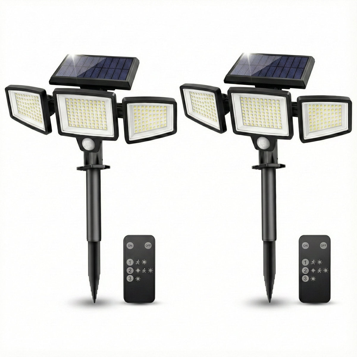 VistaGlow – Smart Solar-Powered Garden Stake Lights – 2 pcs / In-ground