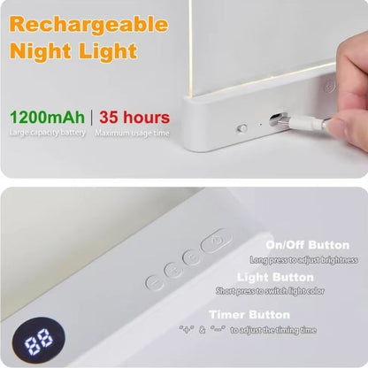 NightLume – Clear LED Rechargeable Reading Lamp – image 4