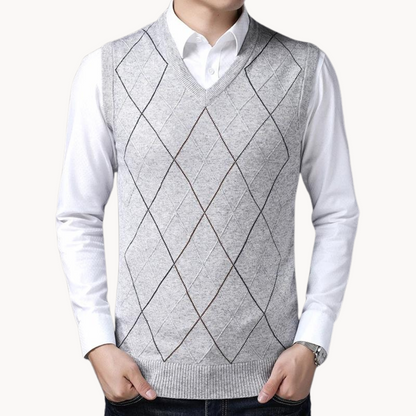 Jude Sweater Vest – Light grey / S