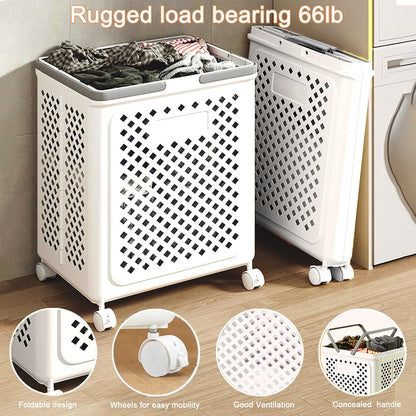 LuxorMove – Foldable Rolling Laundry Basket – image 10