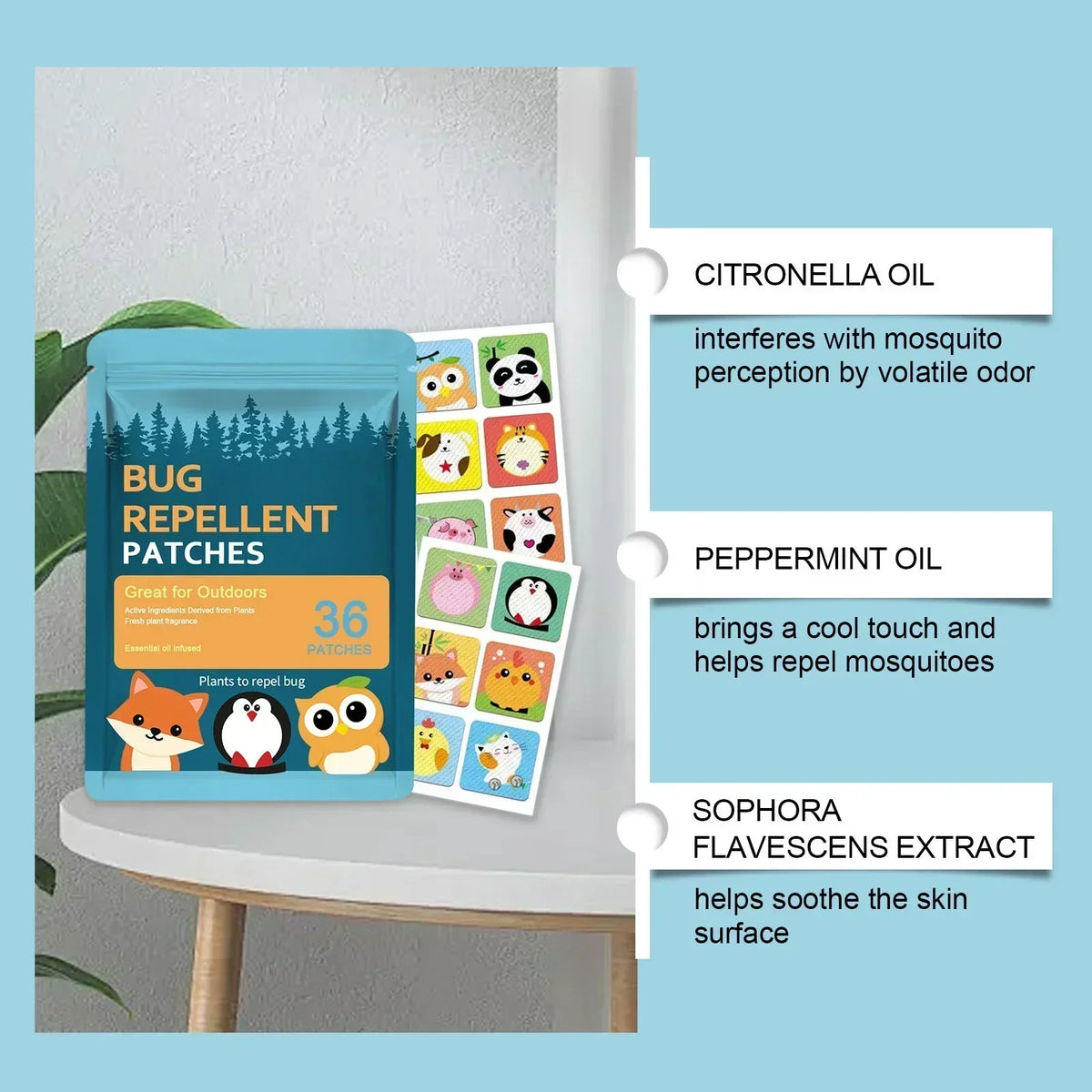 BuzzAway – Mosquito Repellent Stickers for Kids (36 Pack) – image 2