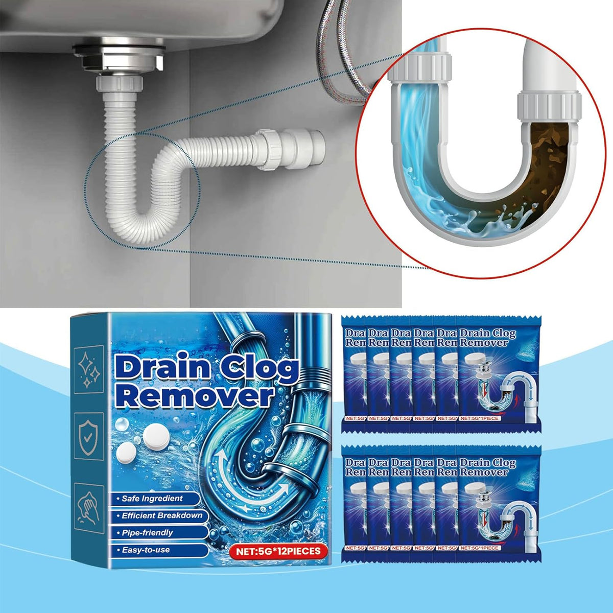 DrainFish – Quick-Dissolving Clog Remover – image 9