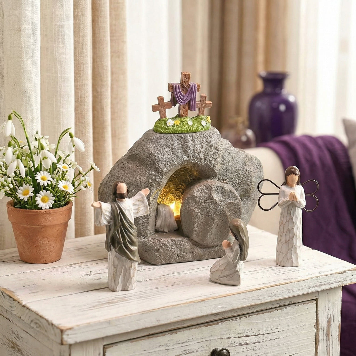 Resurrection Light Empty Tomb Easter Scene – image 10