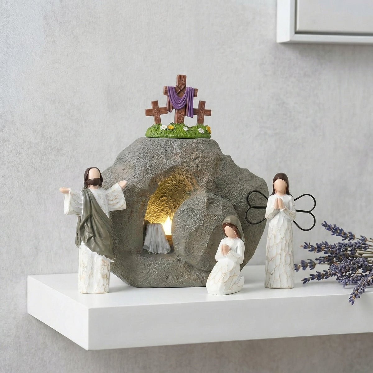 Resurrection Light Empty Tomb Easter Scene – image 12