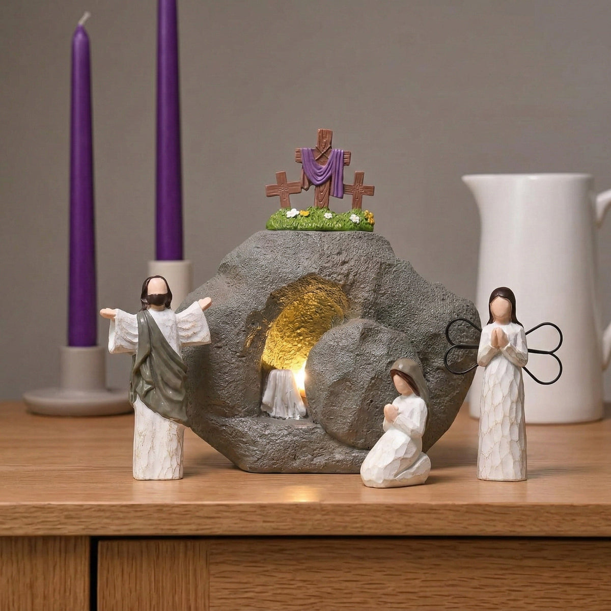 Resurrection Light Empty Tomb Easter Scene – image 8