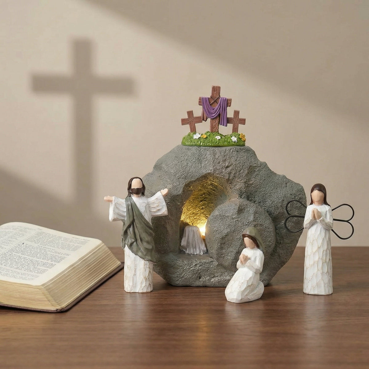 Resurrection Light Empty Tomb Easter Scene – image 11