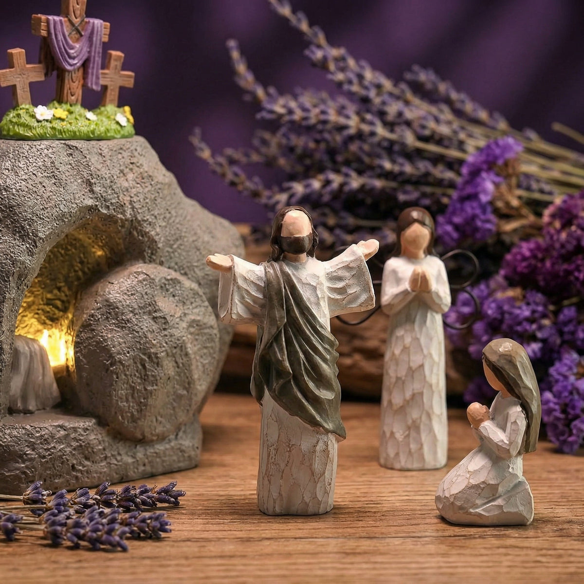 Resurrection Light Empty Tomb Easter Scene – image 5