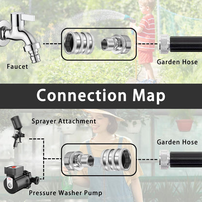 GardenPro – Stainless Steel Quick Connect Hose Set – image 5