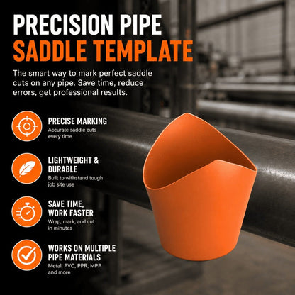 SaddleTrace – Precise Pipe Layout Marker Tool – 1 Full Set (10 Different Sizes)