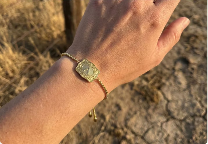 GlobeStyle – Premium Initial Embossed Bracelet – image 4