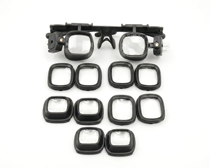 VisionPro – Hands Free LED Magnifier Glasses Kit – 6-Lens System (2X+4X+6X+10X+18X+25X)