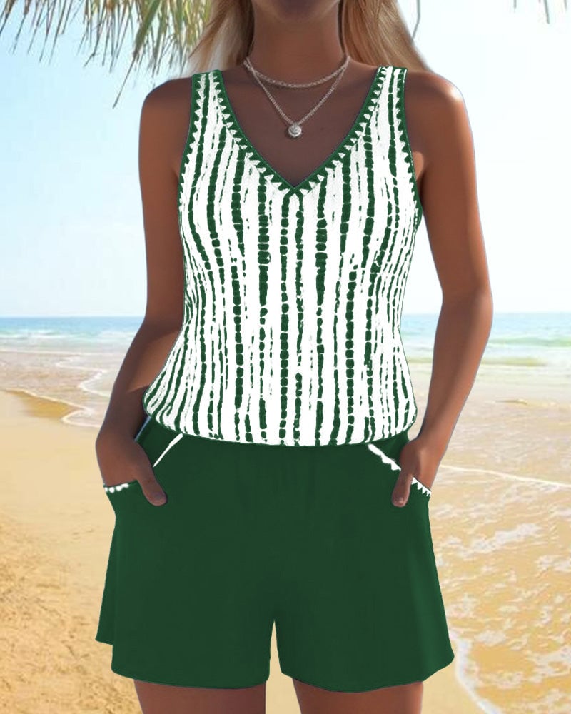 CoastalEase Tankini – Vacation Swimwear – image 6