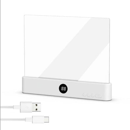 NightLume – Clear LED Rechargeable Reading Lamp – White / Buy 1