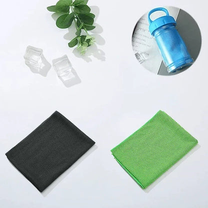 ChillWrap – Rapid Cooling Towel – Black / Green