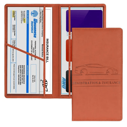 RoadGuard – Car Document Holder Organizer Case – Orange