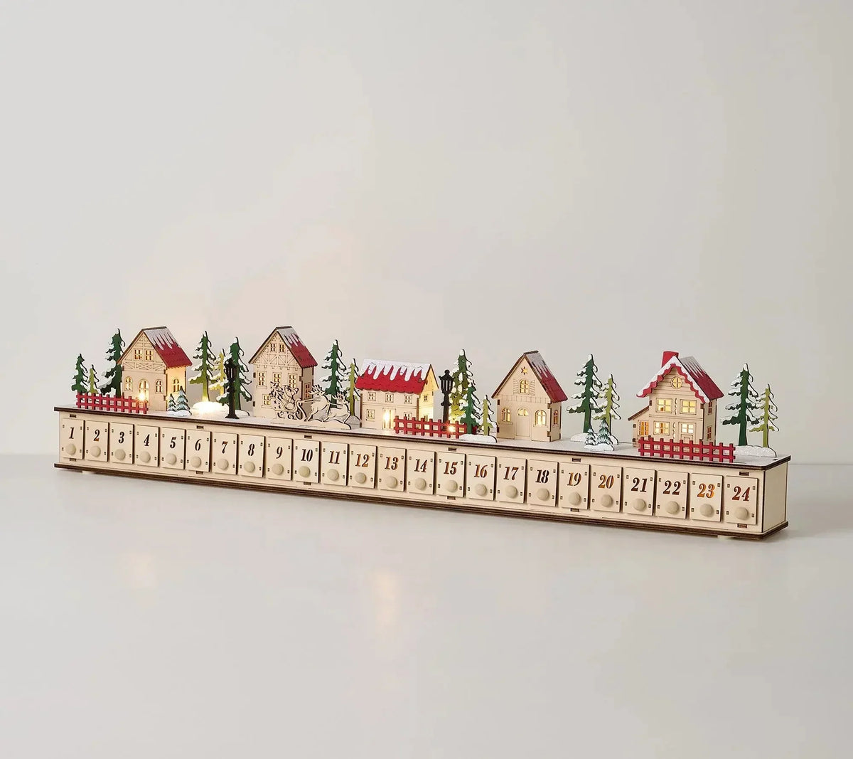 ChristmasGlow - Christmas Village Advent Calendar – Traditional