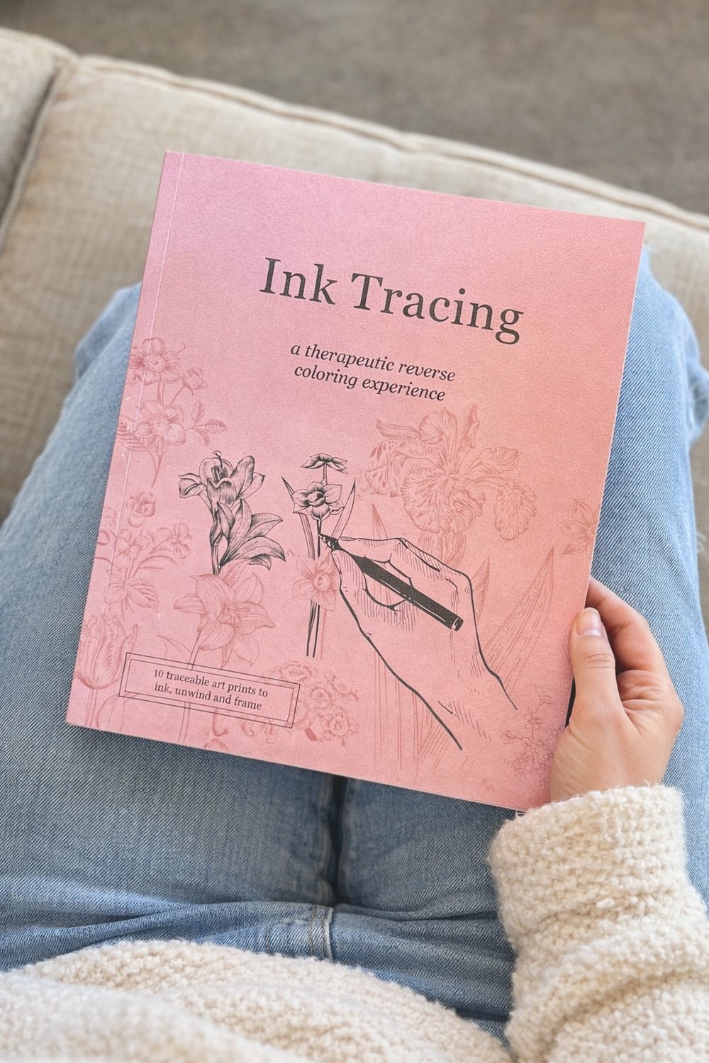 MindCore – Mindful Tracing Art Collection – Pink / Without Pens