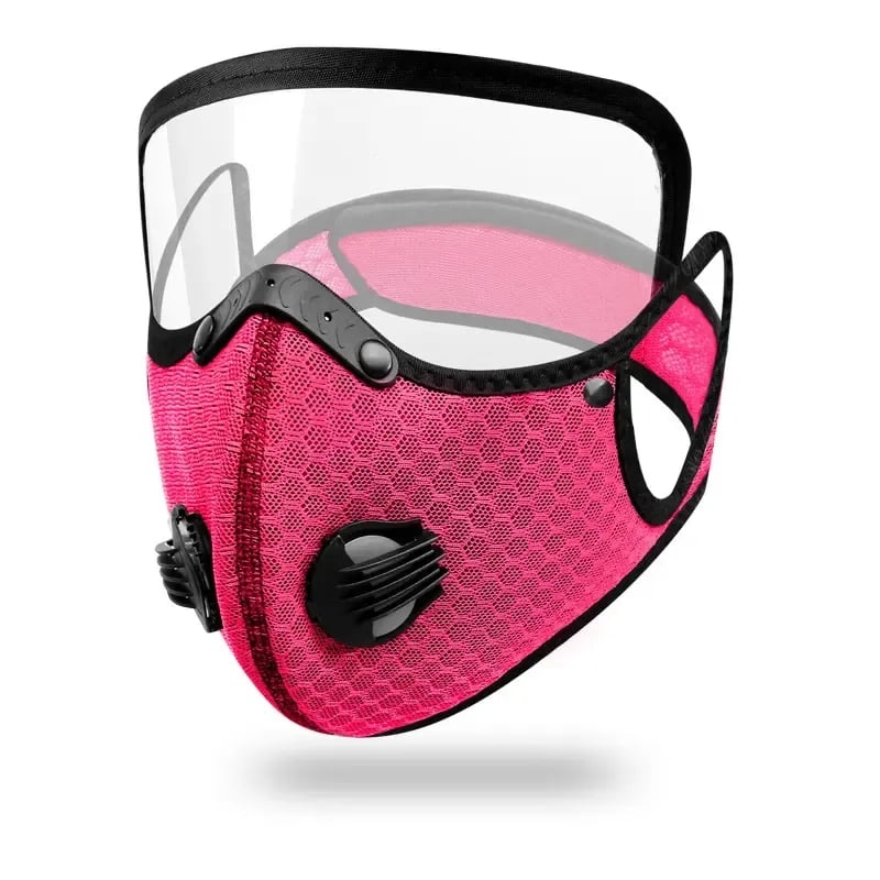 AirGuard – Reusable Carbon Filter Dust Mask – Rose Red