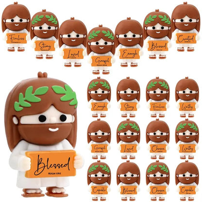 PromisePal - Mini Bible Verse Figurine – Word of Faith / ️Buy 1 Set (20 Pcs)