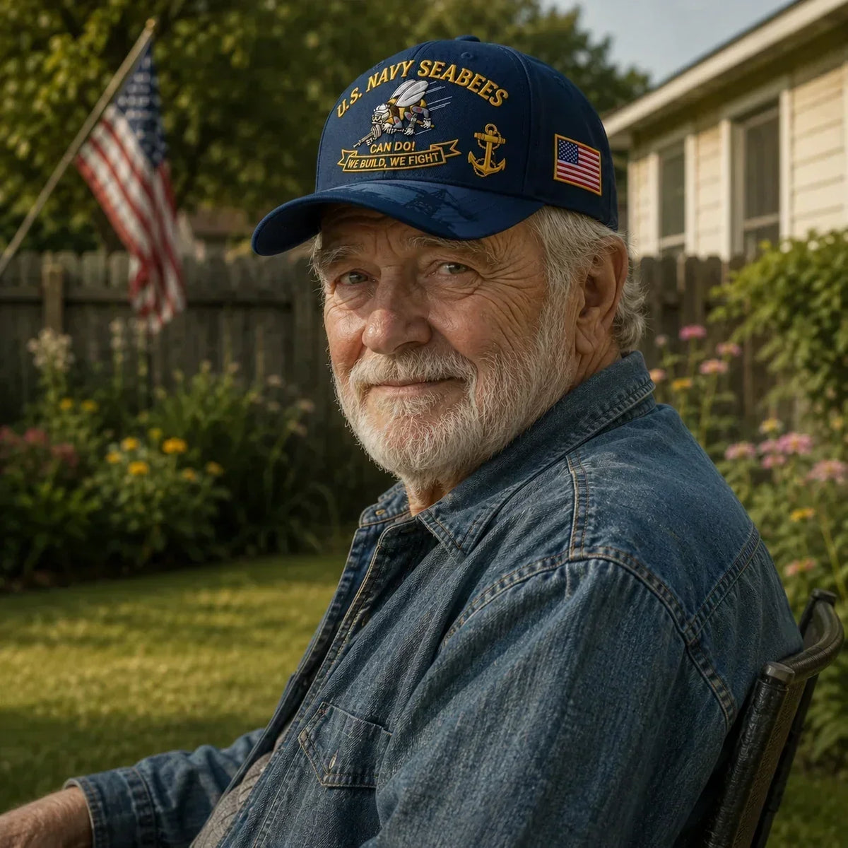Seabee - US Navy Seabees “Can Do!” Tribute Cap – image 7
