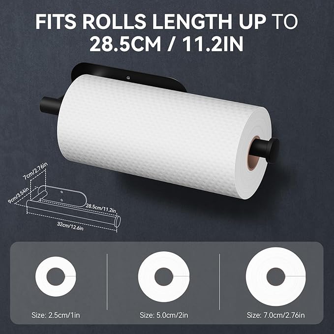 PureSteel – Elegant Wall Roll Holder – image 3