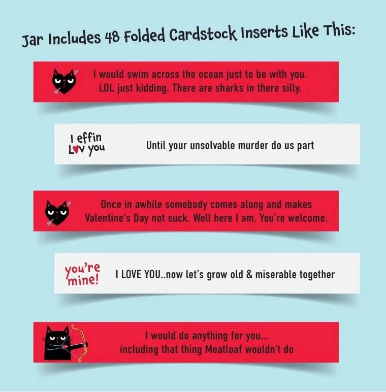 LoveJar – 48 Badass Love Notes Jar – image 7