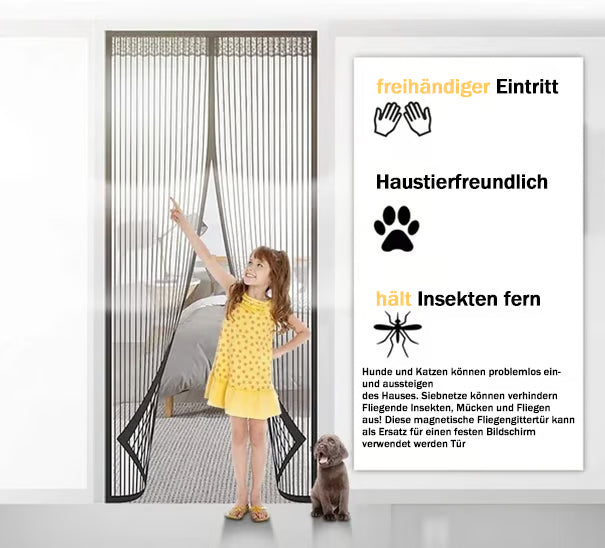 BreezeLock – Magnetic Mesh Fly Protection Door – image 8