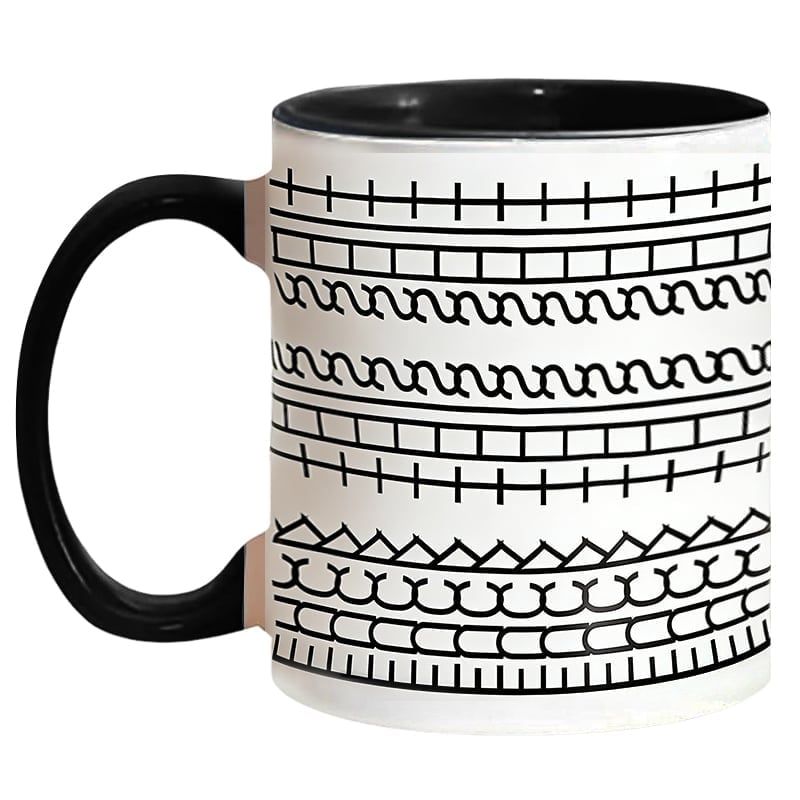 ZeroCare – Ceramic Coffee Mug – Black