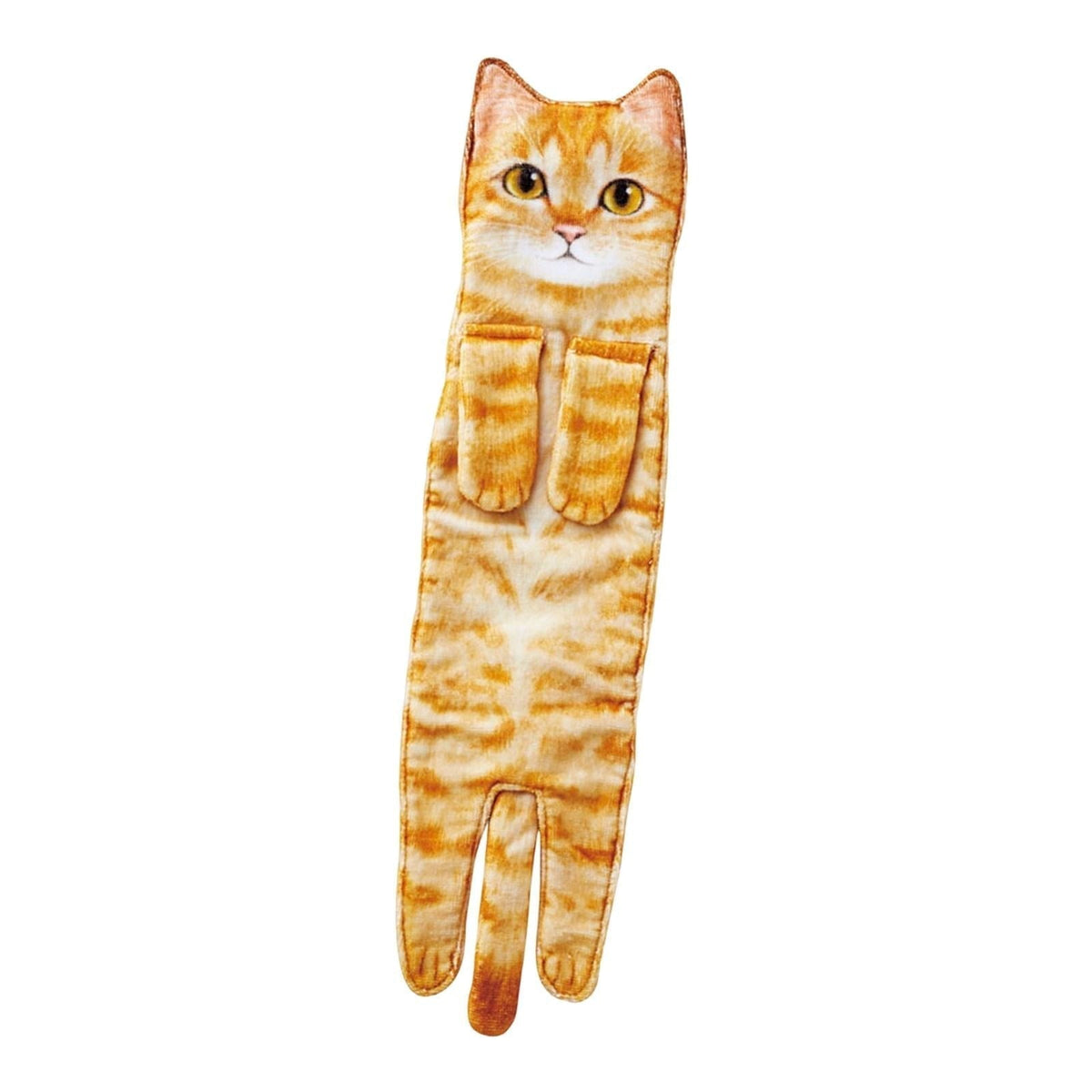 PurrSoft – Cute Cat Microfiber Hand Towel – Ginger Cat