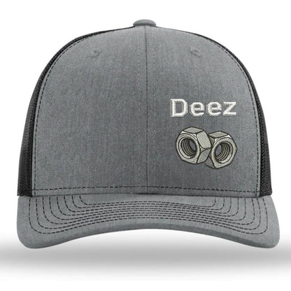 GritGear Cap – Hard Work Snapback – Heather Grey/Black / One Size Fits Most (Circumference 21 5/8"- Circumference 24 1/8") / BUY 1