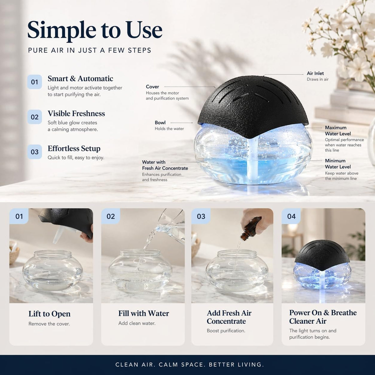 AeroBloom – Fresh Air Revitalizer Diffuser – image 9