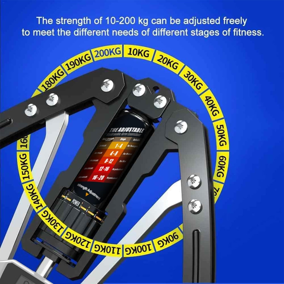 SakerPlus – Adjustable Hydraulic Arm Strength Trainer – image 5