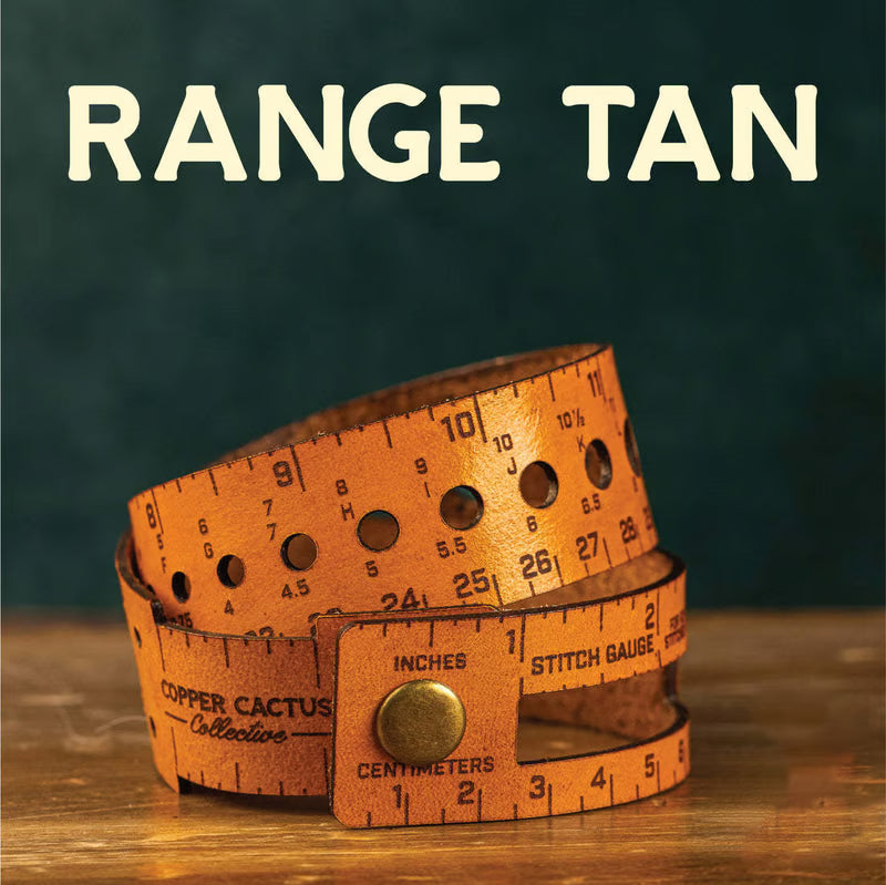 LumeMeasure – Professional Artisan Leather Wrap – Range Tan