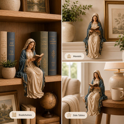 DivineRest - Virgin Mary Reading Figurine – image 4