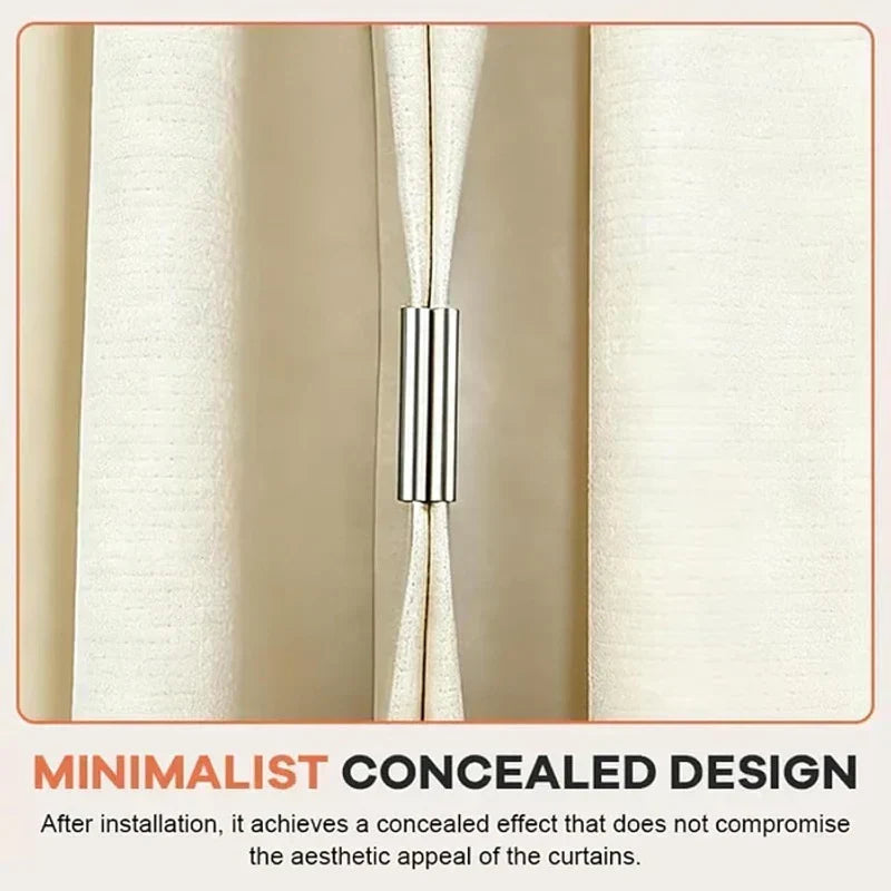 CurtainSnap – No-Drill Magnetic Curtain Holders – image 6