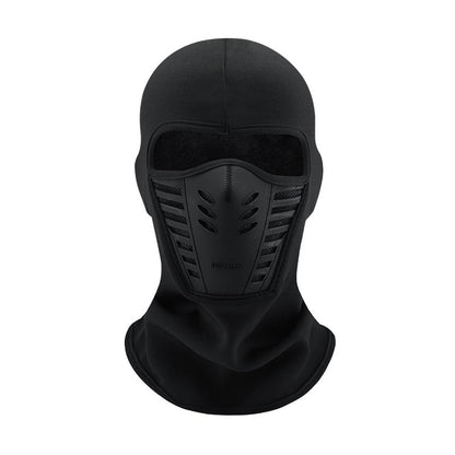 RideGuard – Motorcycle Riding Mask – Leather Mouth(Black)